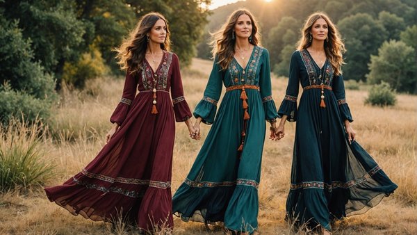 Robes longues bohémiques : élégance et confort à -50%