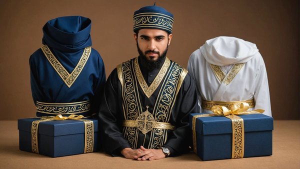 Qamis et coffrets cadeaux islamiques personnalisés chez as collection